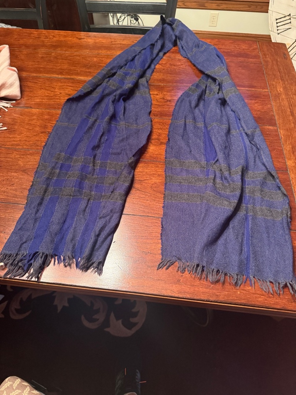 Burberry Blue and Gray Scarf - Picture 6 of 6